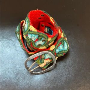 Wool Peruvian Style Belt